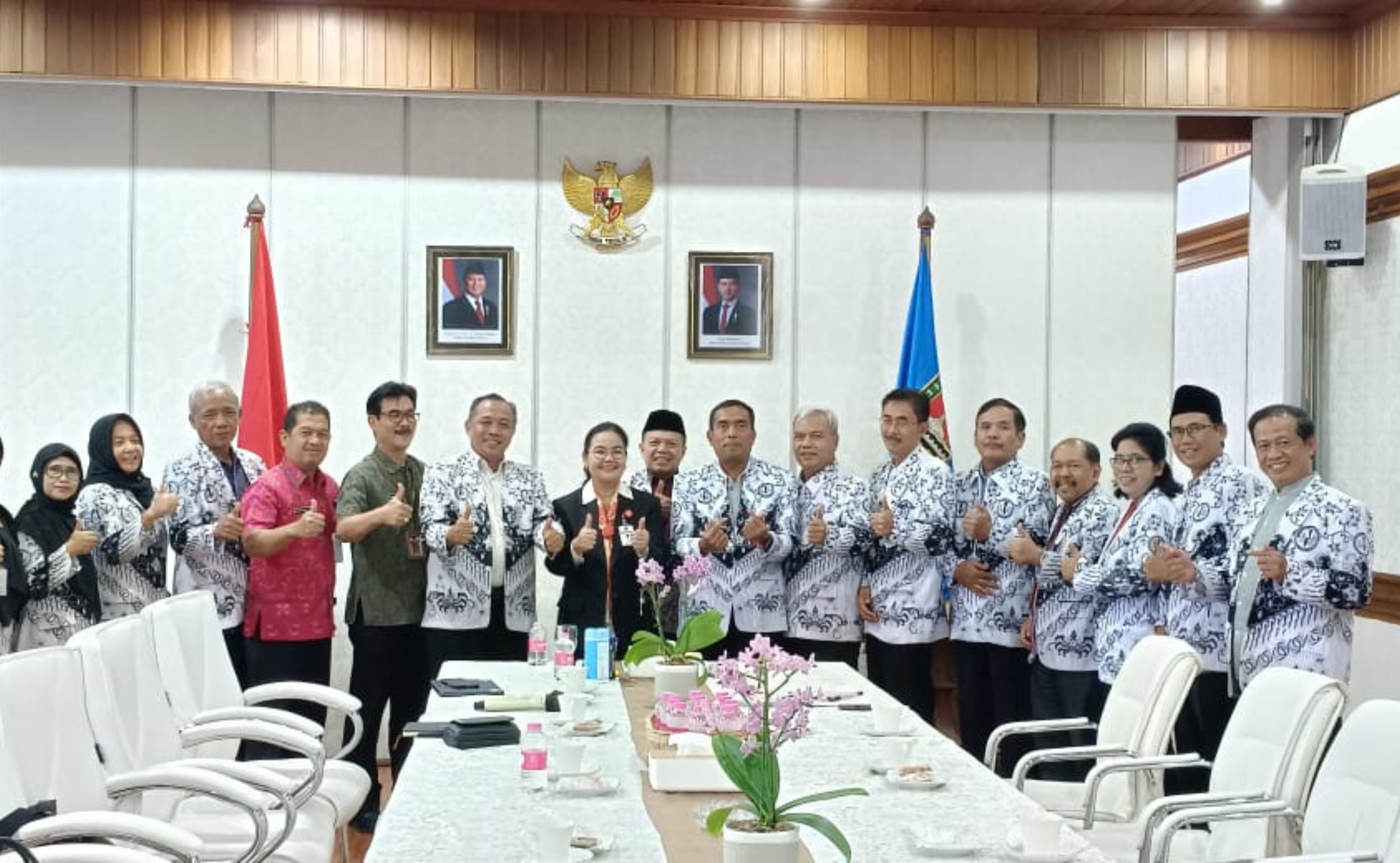 Audensi Pengurus PGRI Kota Semarang dengan Ibu Walikota di Balaikota Semarang